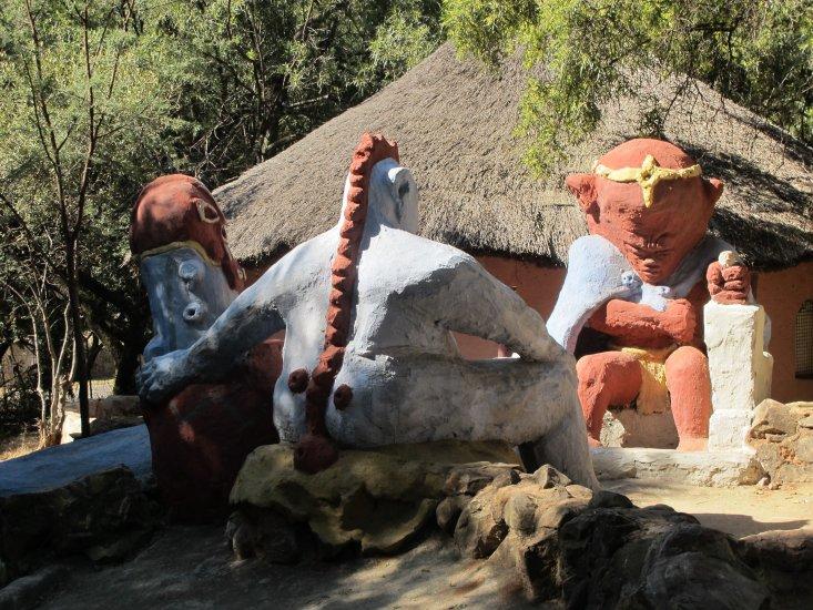 Credo Mutwa Cultural Village and the Oppenheimer Tower
