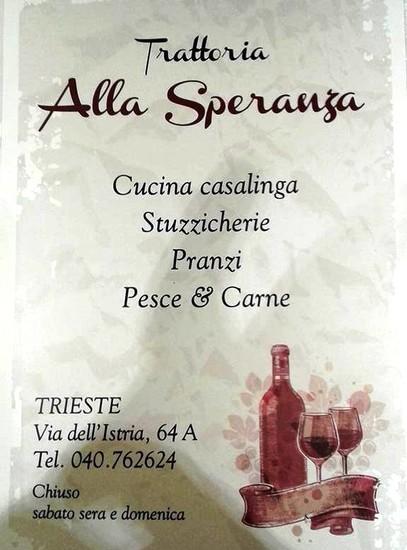 Trattoria Alla Speranza