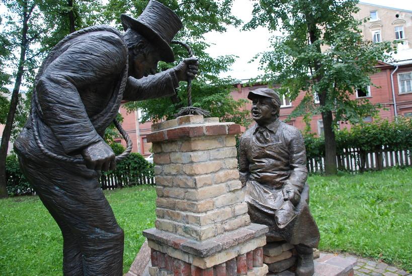 Chimney Sweep statue