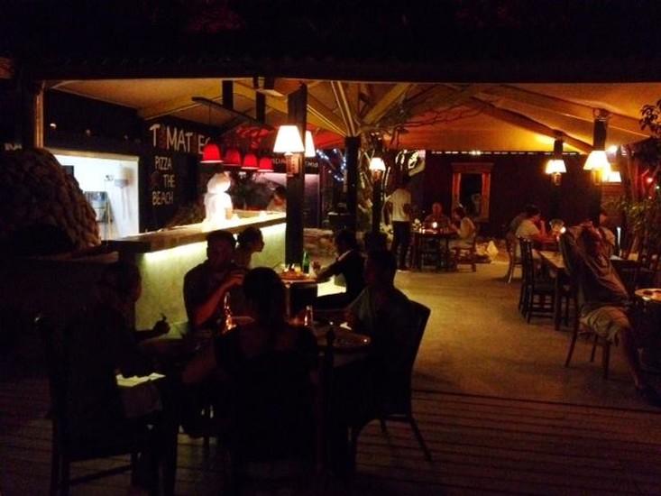 Tomatoes Pizza at the Beach