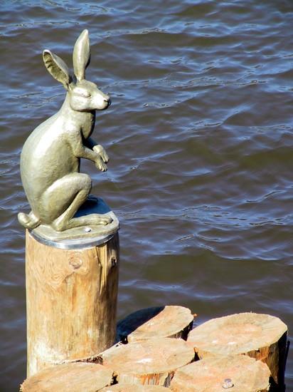 Monument to the Hare at Peter and Paul Fortress
