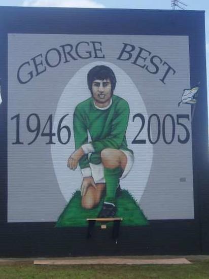 George Best Mural, Cregagh Estate