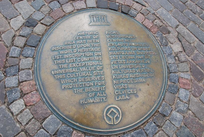 UNESCO World Heritage marker