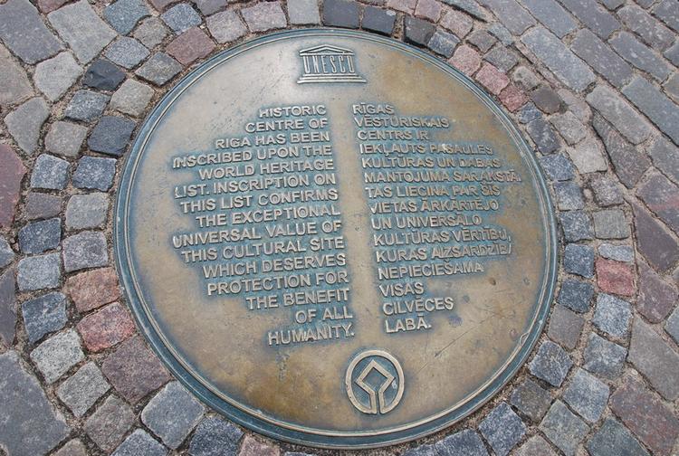 UNESCO World Heritage marker