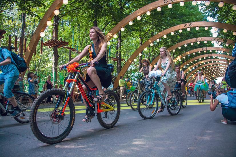 Cycling in Moscow