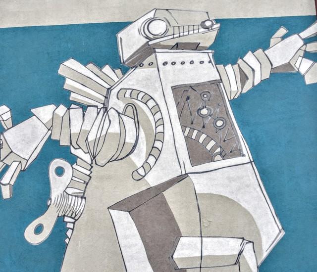 'Lem's Robot' Mural