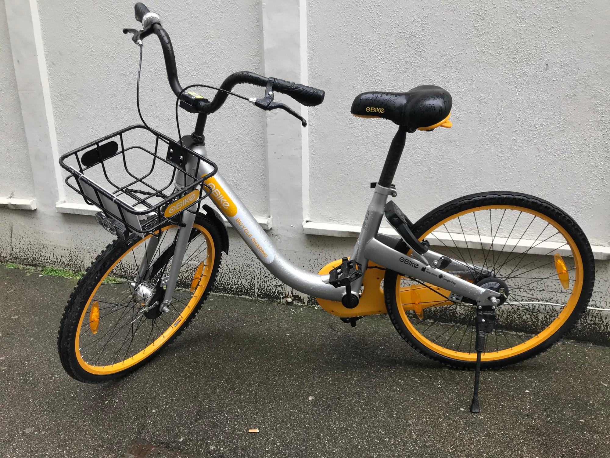 Obike - free-floating rental bikes