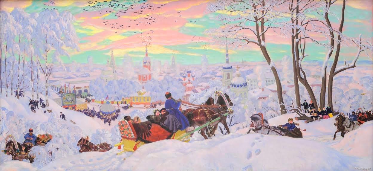 Filonov, Aivazovsky, Shishkin, Myasoedov, Kustodiev