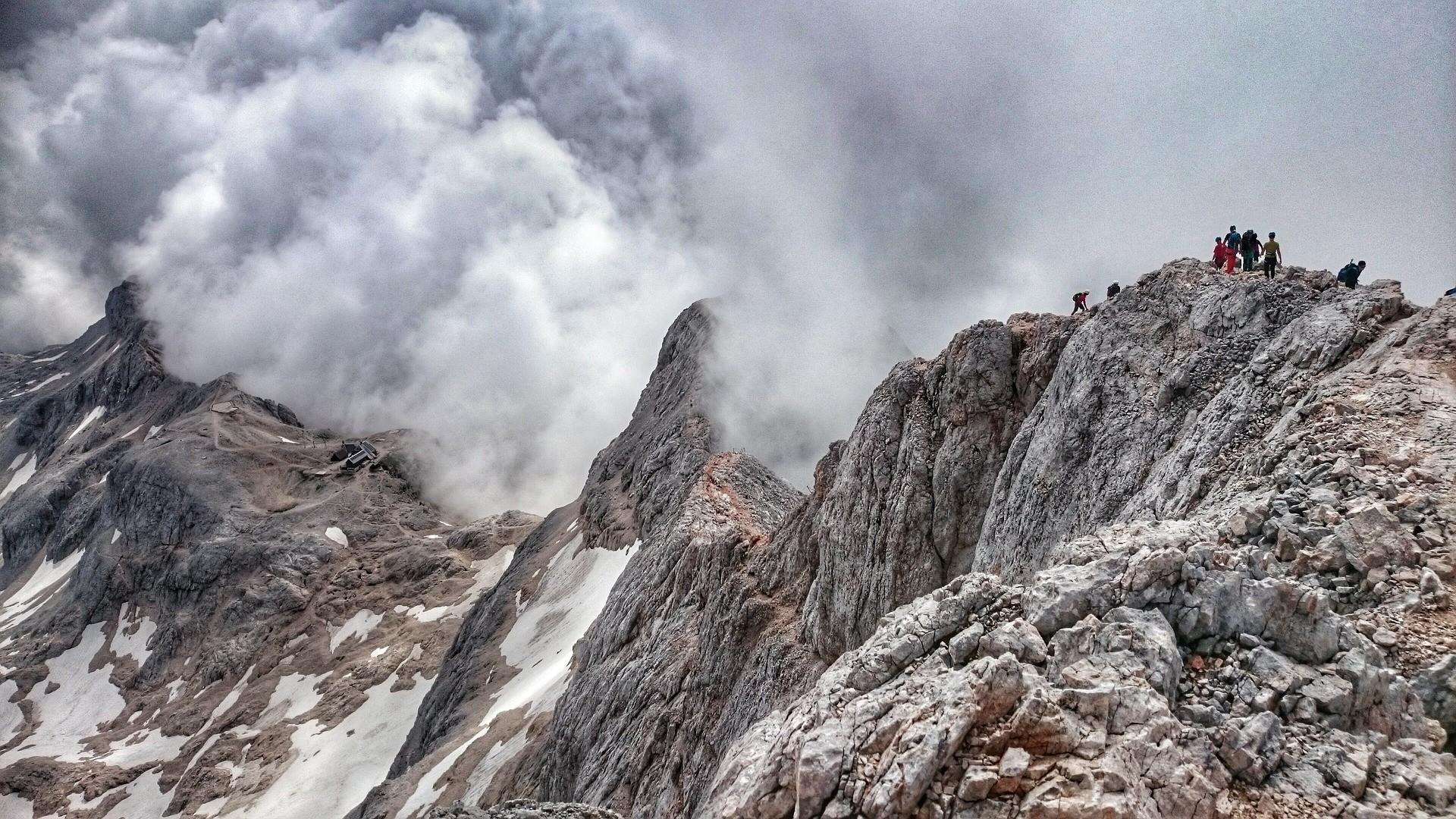 Ascent to Triglav in the summer