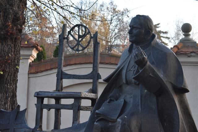 John Paul II Monument at Skałka