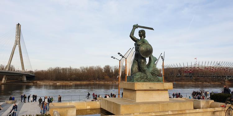 'Syrenka' - Powiśle Warsaw Mermaid
