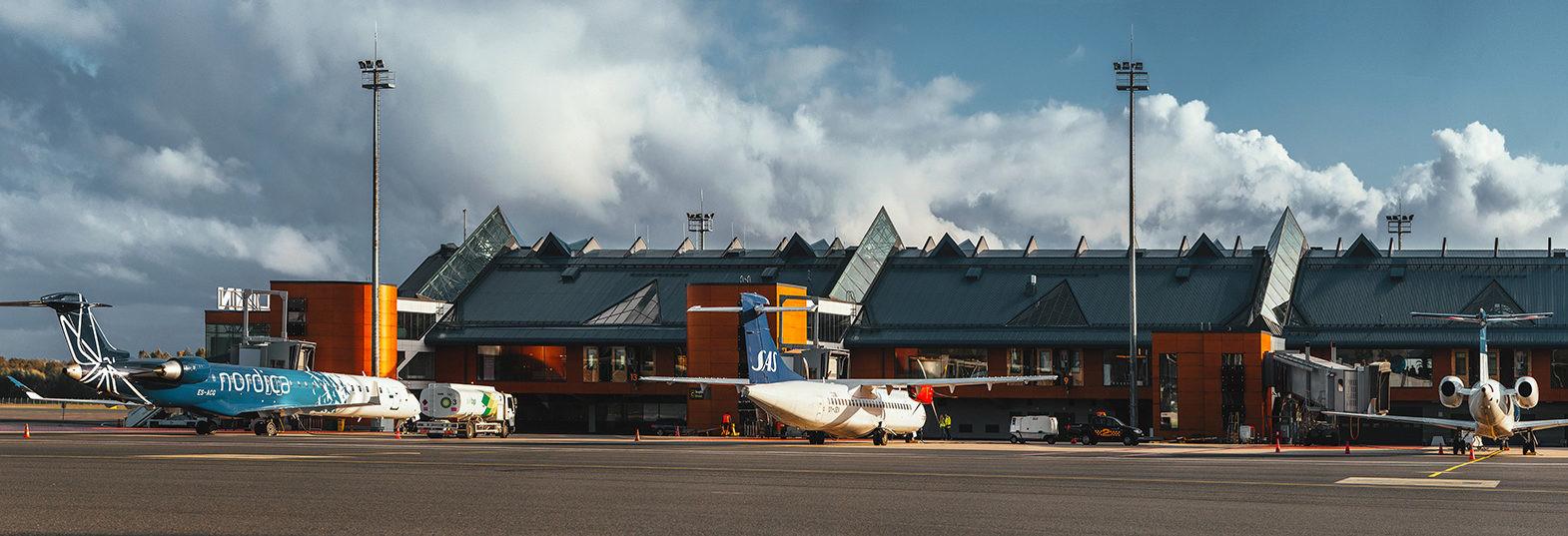 By plane