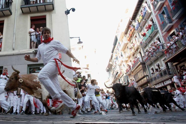 Running of the Bulls route