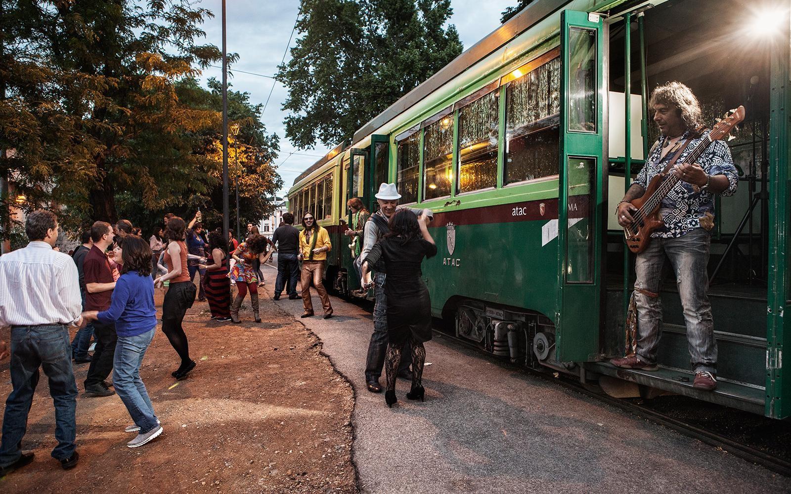 Rome Tram Tracks