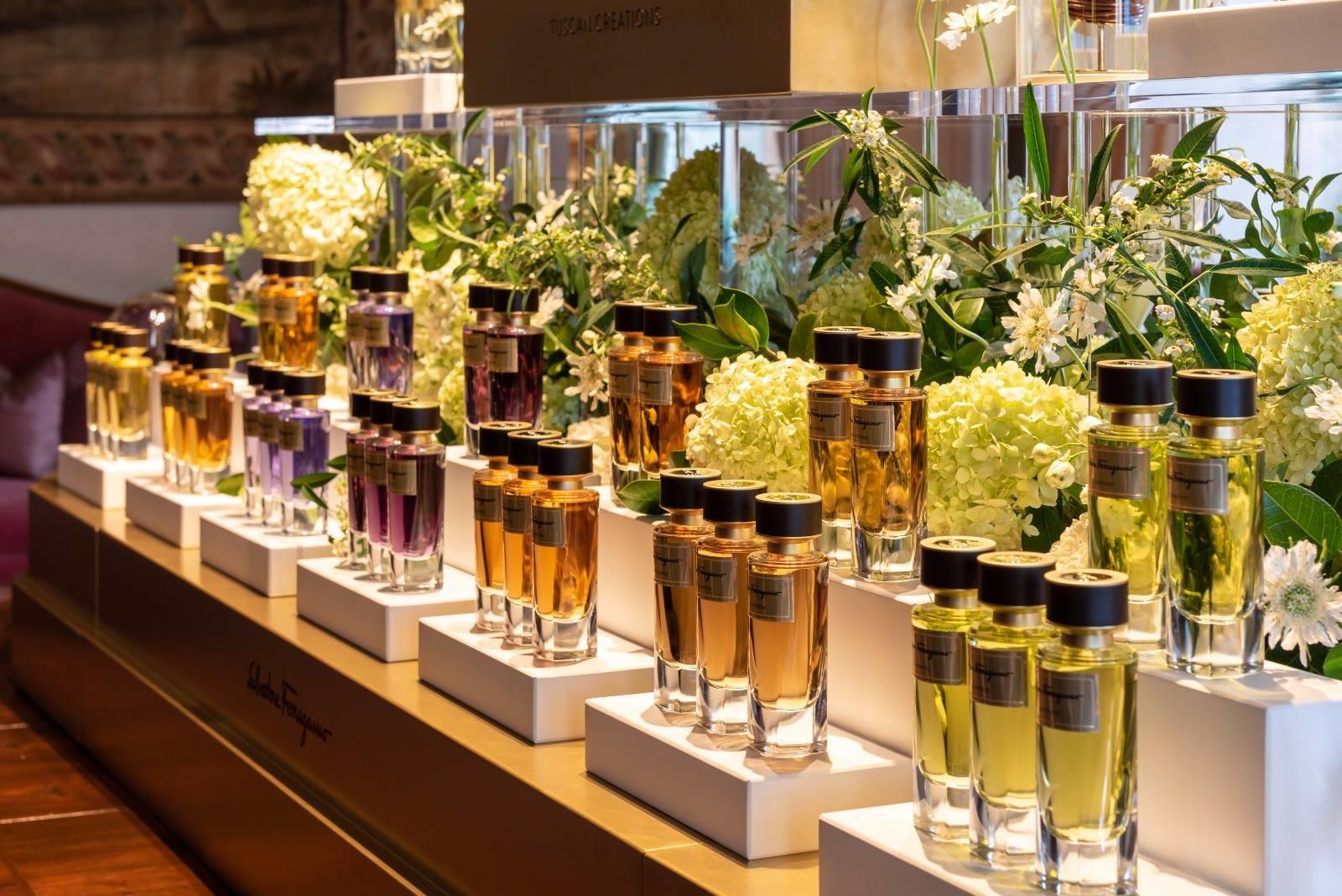 The Pucci, Gucci and Ferragamo stores