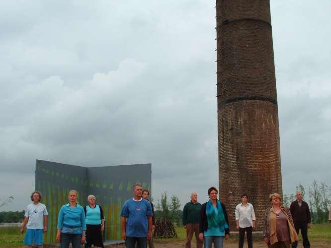 Schoorsteen Hurwenense steenfabriek