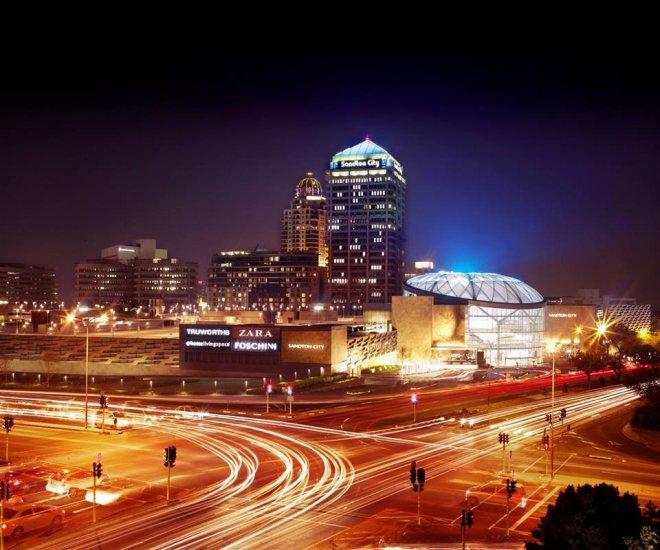 Sandton City and Nelson Mandela Square