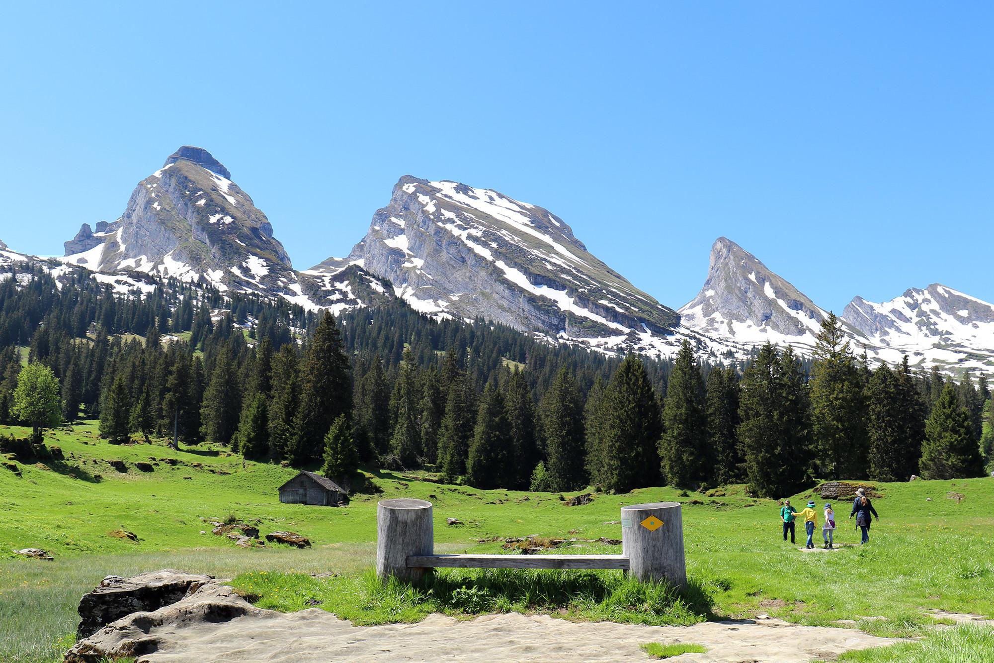Mountain peaks near Zurich