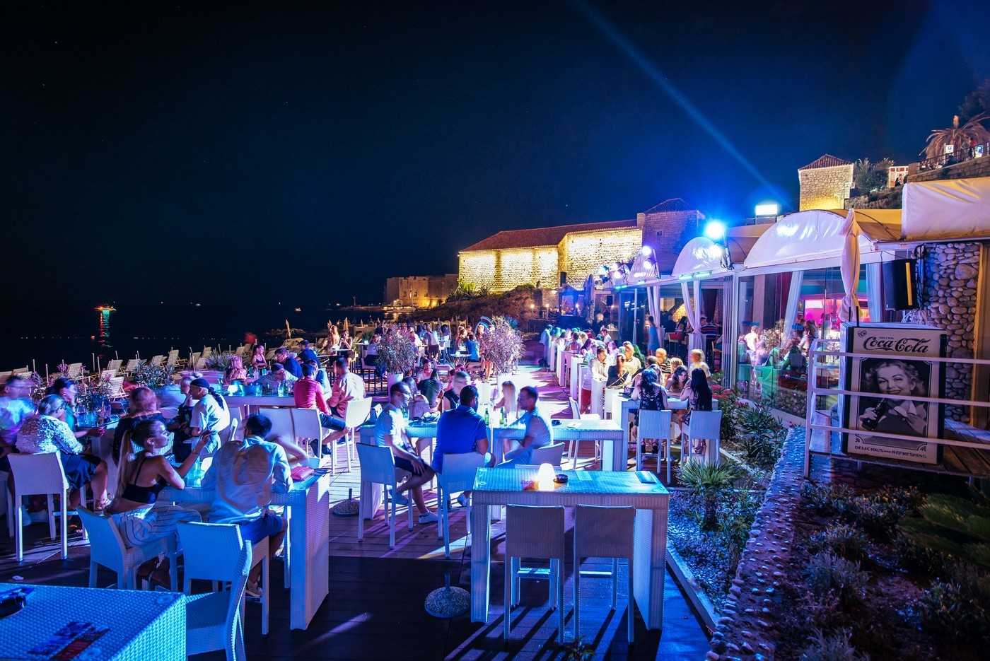 Banje Beach Night Club Nightlife Dubrovnik