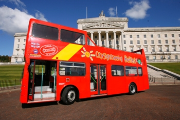 belfast troubles tourism bus ireland northern tour trip parliament stormont building open inyourpocket